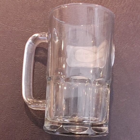 Pittsburgh Steelers Glass Beer Mug, w/ Pewter Logo - Picture 3 of 5